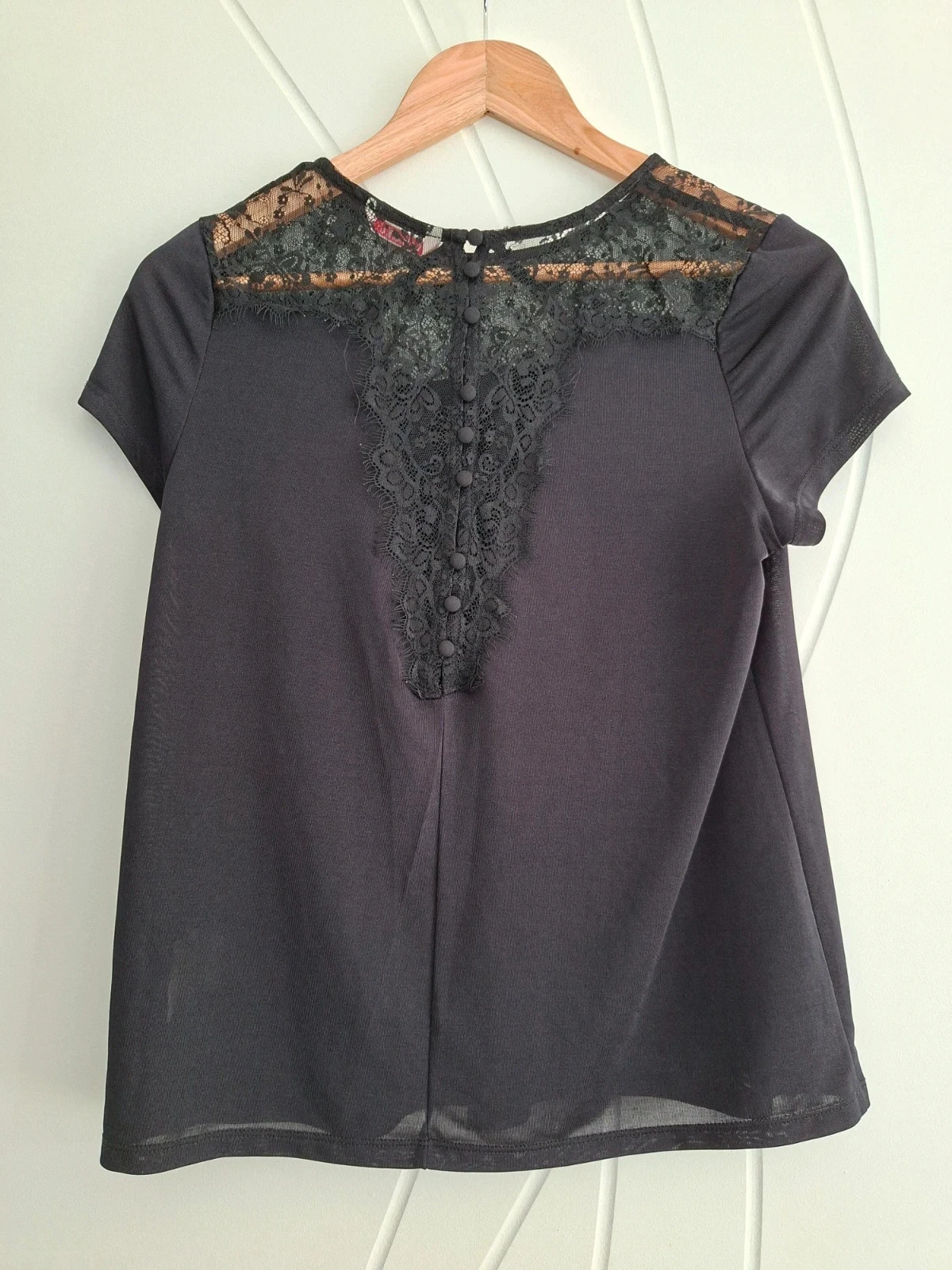 Tee-shirts avec dentelle femme - taille 38 - Camaïeu – photo 3